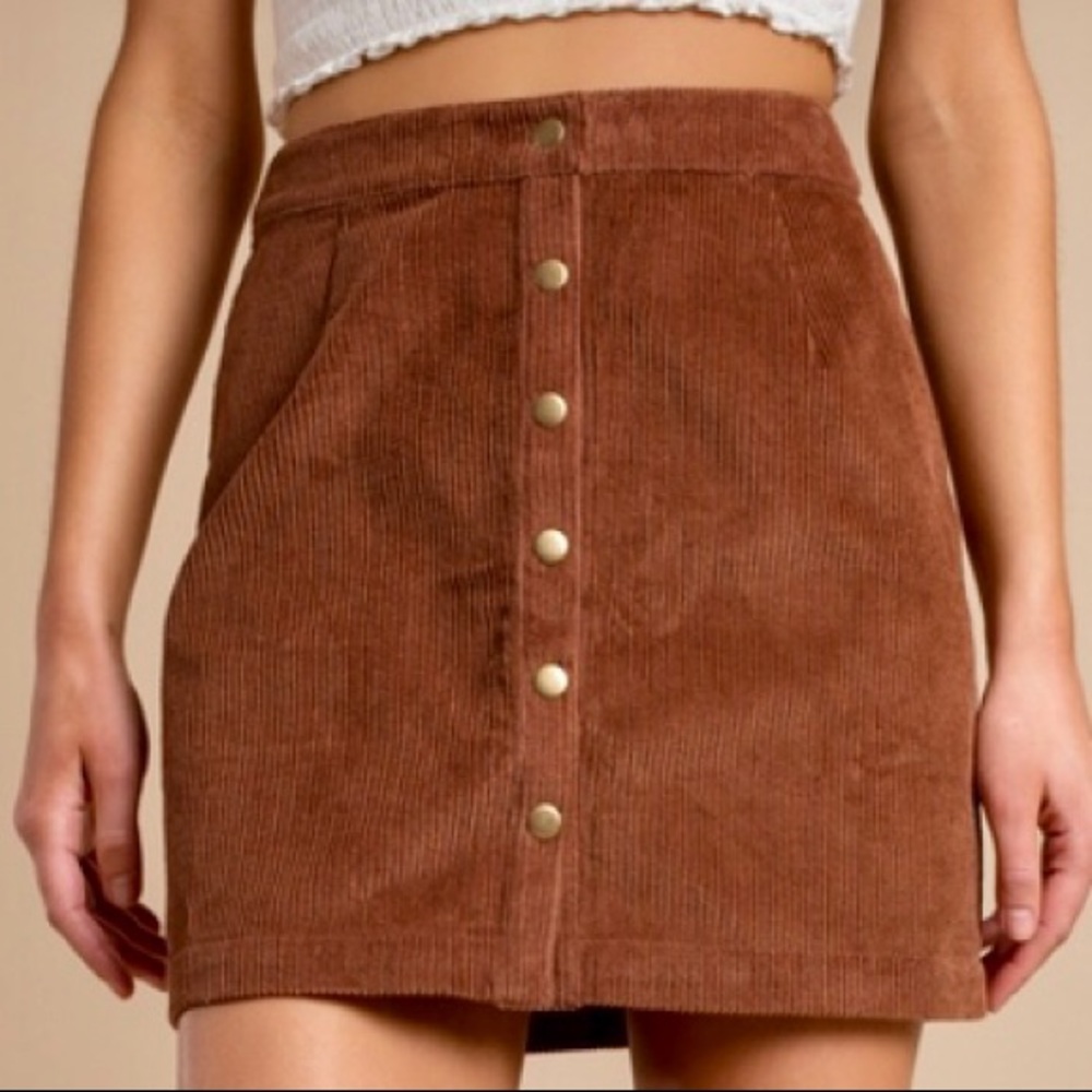 Tobi corduroy skirt (TAGS STILL ON/NEVER WORN)